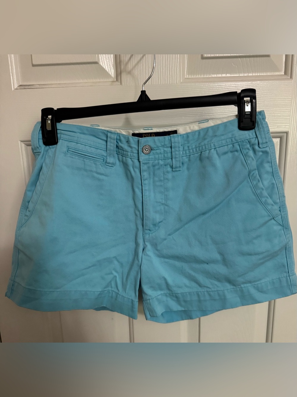Polo Ralph Lauren Light Blue Cotton Shorts preppy ladies size 4